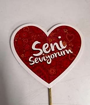 SENİ SEVİYORUM KARTI
